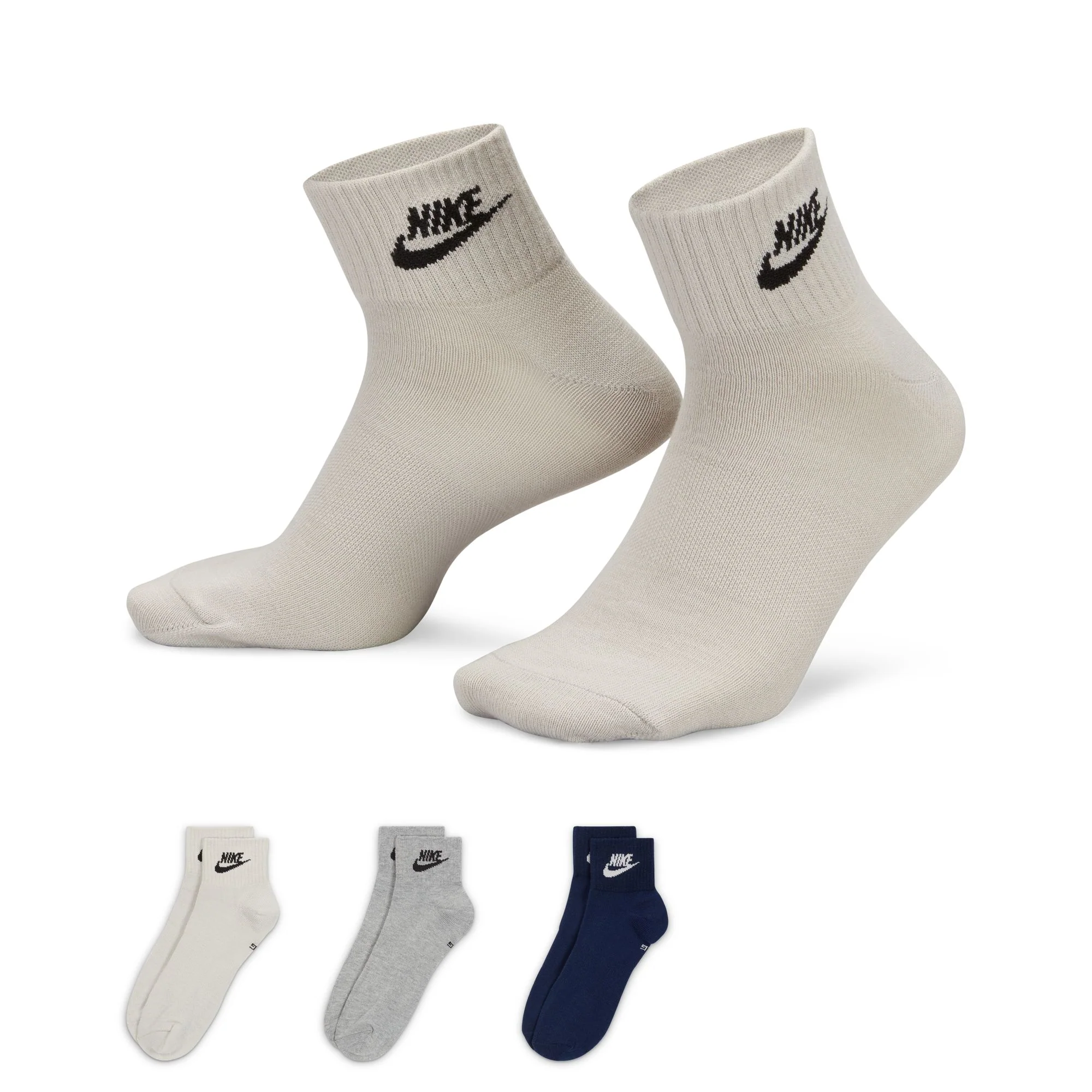 Everyday Essential Ankle Socks (3 Pairs)