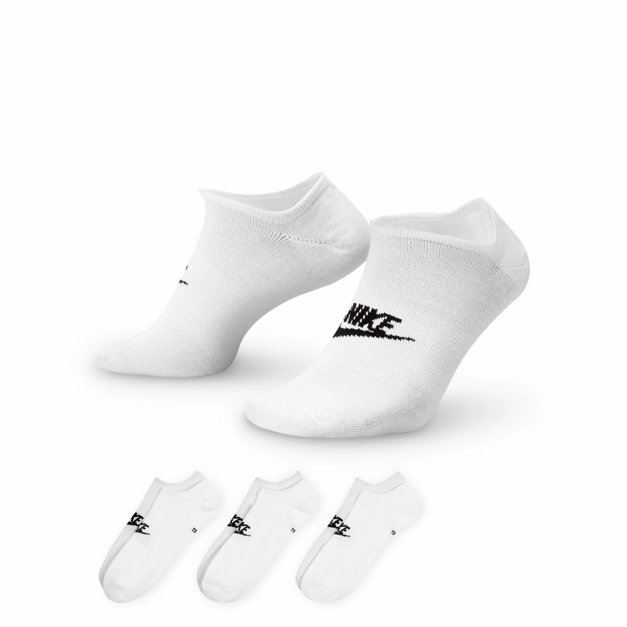 Everyday Essential No-Show Socks 'White' - Image 3