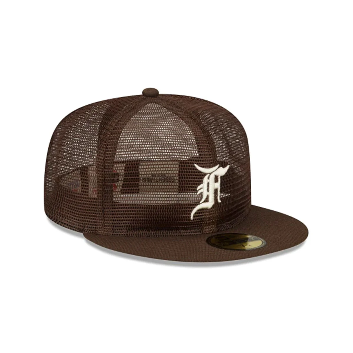 '+ Fear of God Essentials Full Mesh 59FIFTY Closed Brown - Image 2