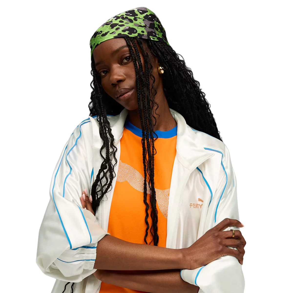 '+ FENTY Scarf 'Elektro Green/Black' - Image 2