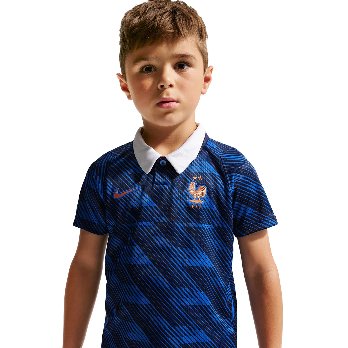 FFF 2026 Stadium Home Little Kids' Soccer 3-Piece Kit 'GAME ROYAL/METALLIC COPPER' - Image 5