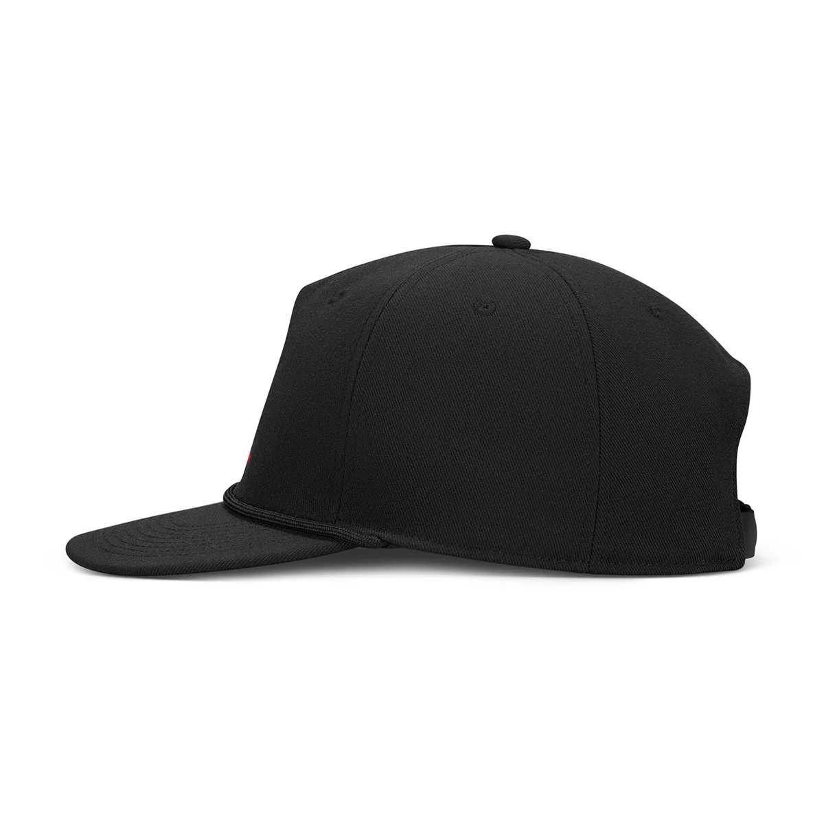 Flight Club Pro Unstructured Flat Bill Hat 'BLACK/BLACK' - Image 7