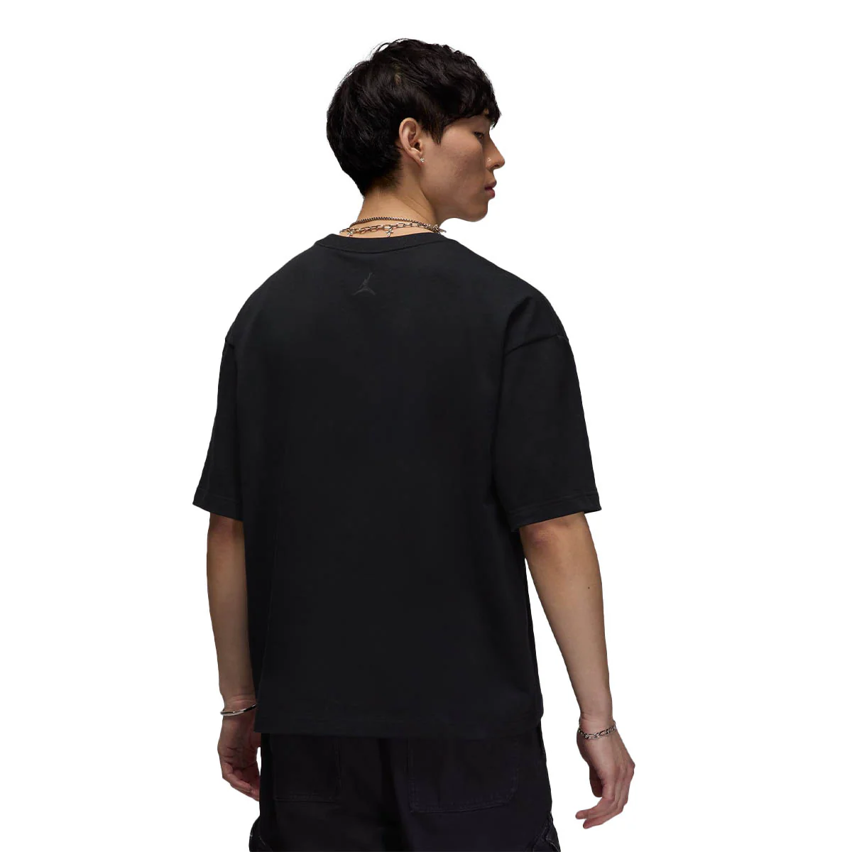 Flight Essentials Boxy Short Sleeve Crew T-Shirt 'Black/Black' - Image 2