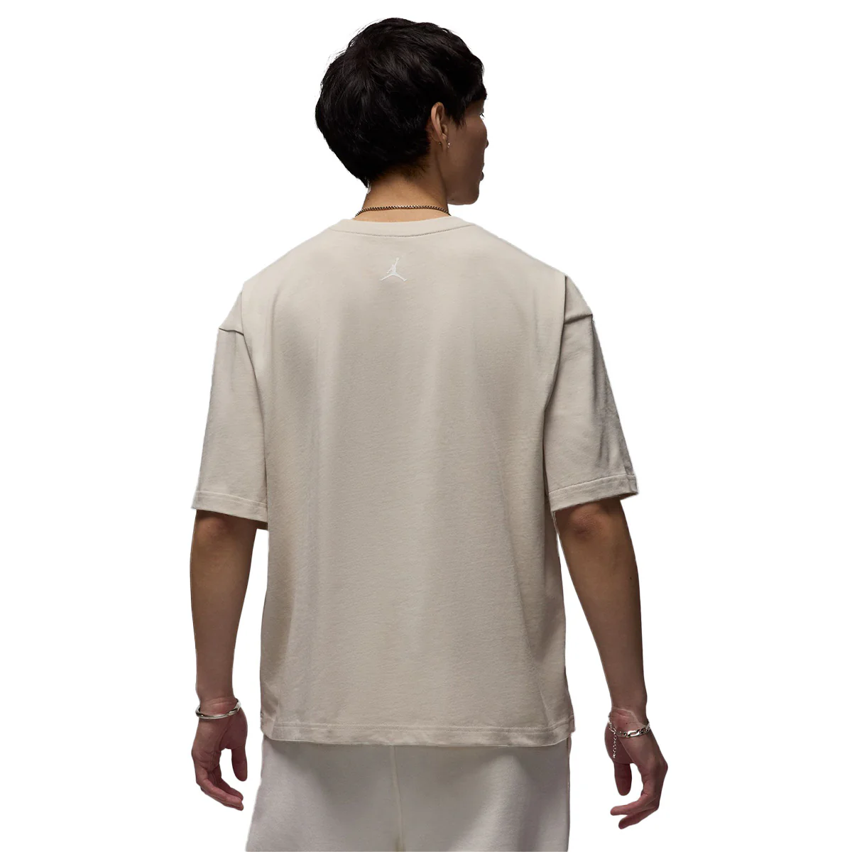 Flight Essentials Boxy Short Sleeve Crew T-Shirt 'Light Orewood Brown/Sail' - Image 3
