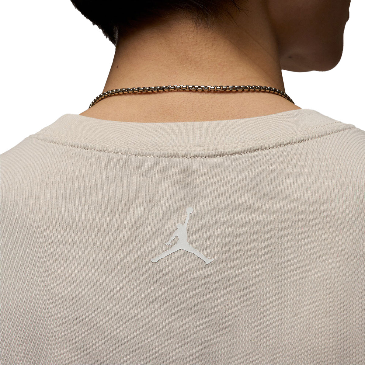Flight Essentials Boxy Short Sleeve Crew T-Shirt 'Light Orewood Brown/Sail' - Image 6