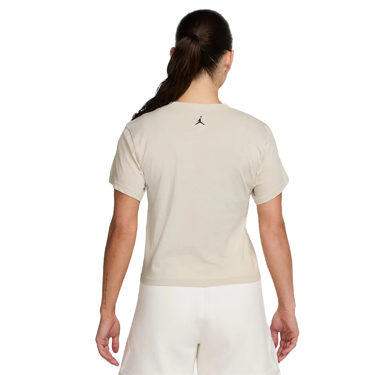 Flight Women's Slim-Fit Graphic T-Shirt 'Light Orewood Brown/Black' - Image 3