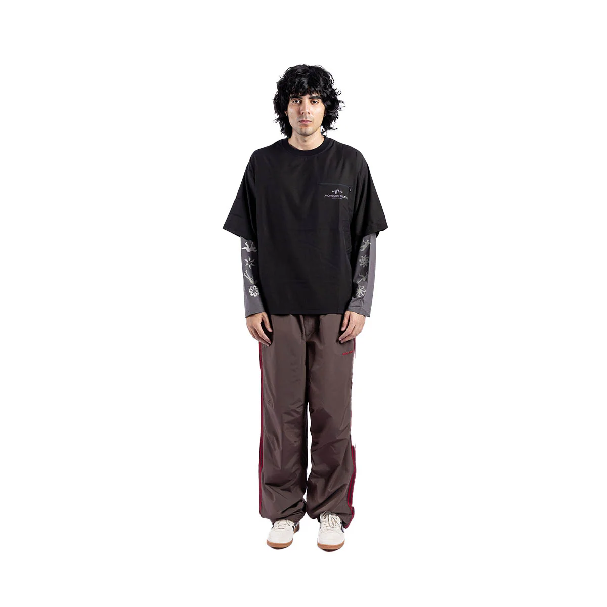 Formless Double Sleeve L/S Tee 'Black' - Image 2