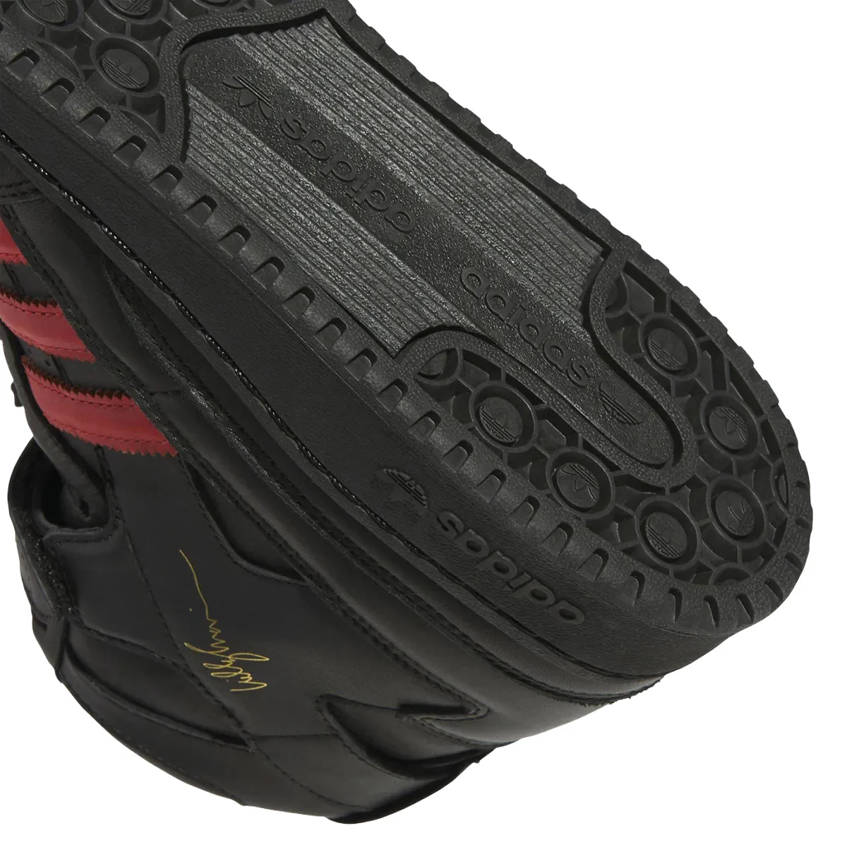 + Willy Chavarria Forum 84 High 'COREBLACK/COREBLACK/RED' - Image 6