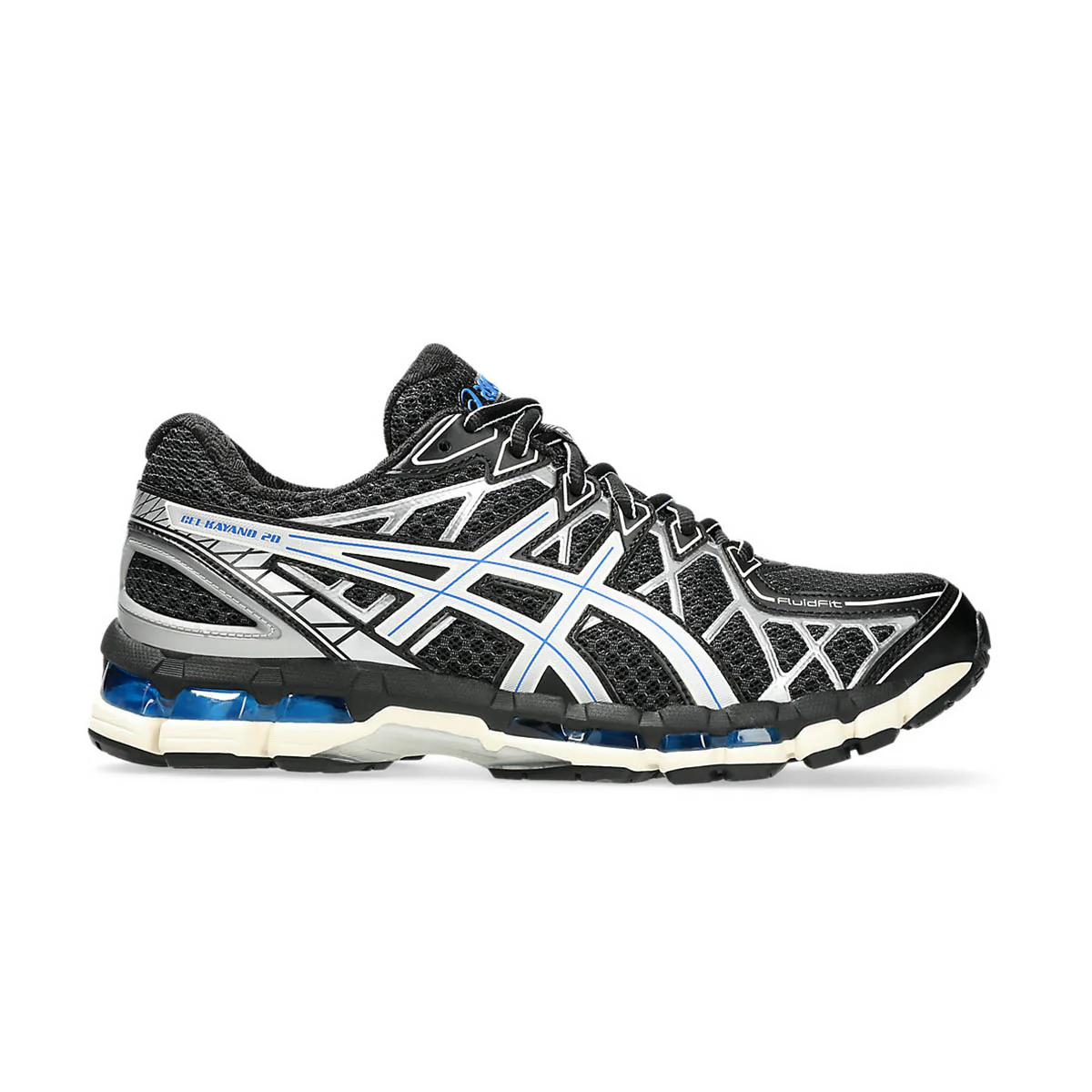 GEL-KAYANO 20 'BLACK/PURE SILVER'