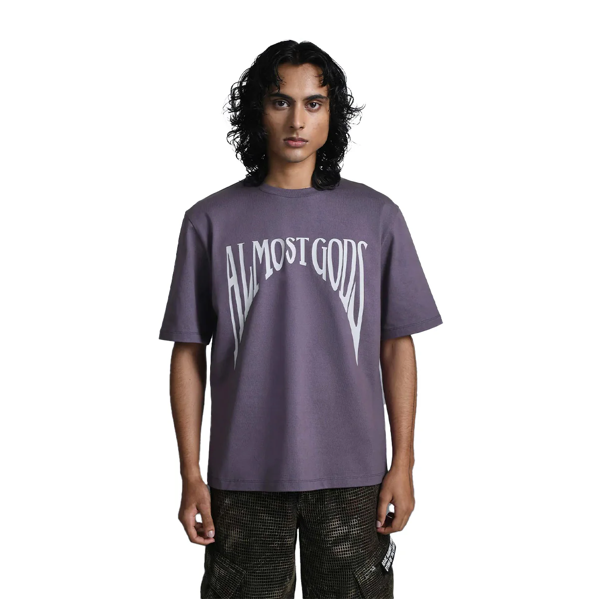 Gothic Tee In Fig - Image 2