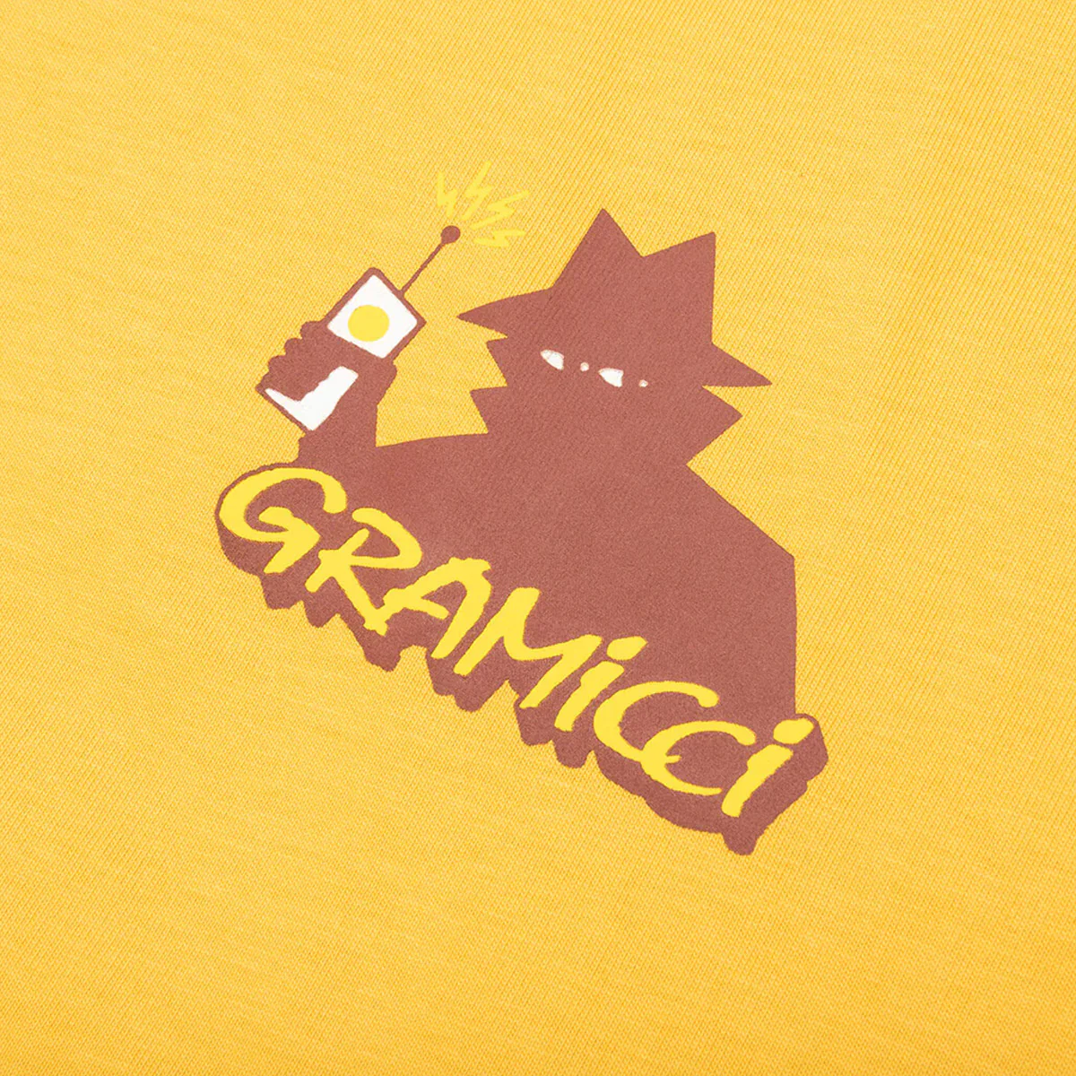 '+ GRAMICCI DUDE L/S TEE MUSTARD - Image 3
