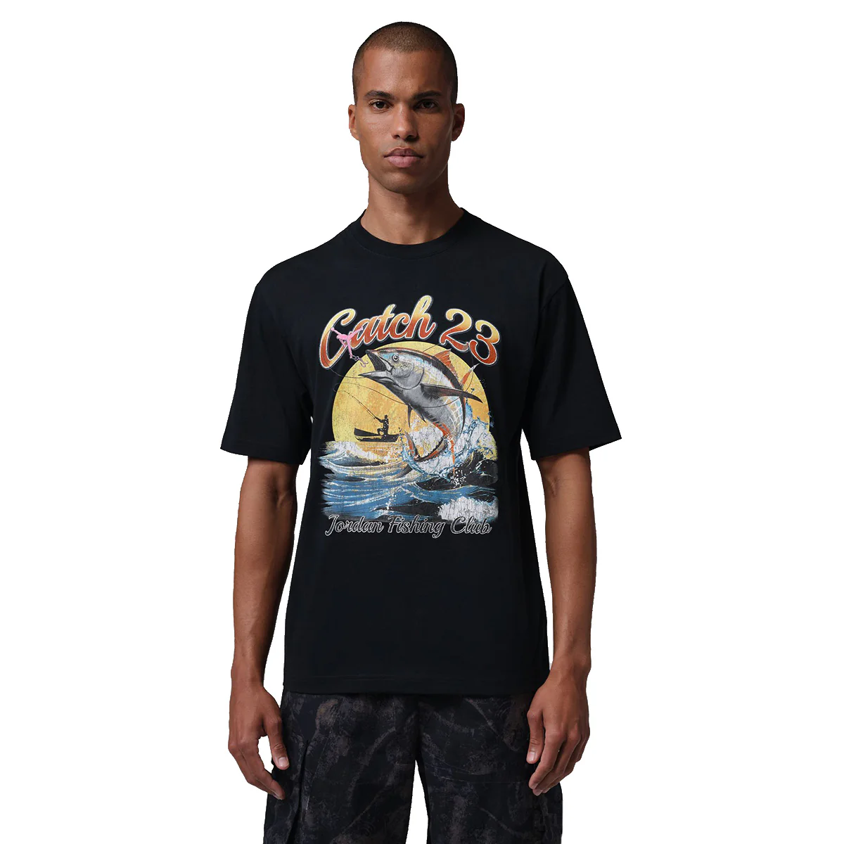 Graphic Short Sleeve T-Shirt 'BLACK/WHITE'