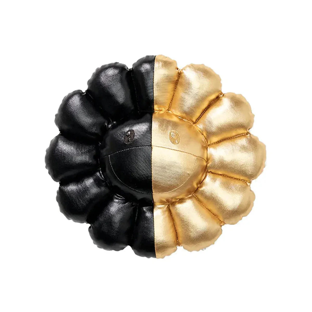 Hikaru Flower Cushion 'Black Gold'