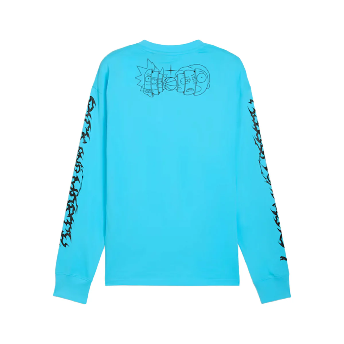Hoops + Rick and Morty LS Tee ‘Bright Aqua’ - Image 2