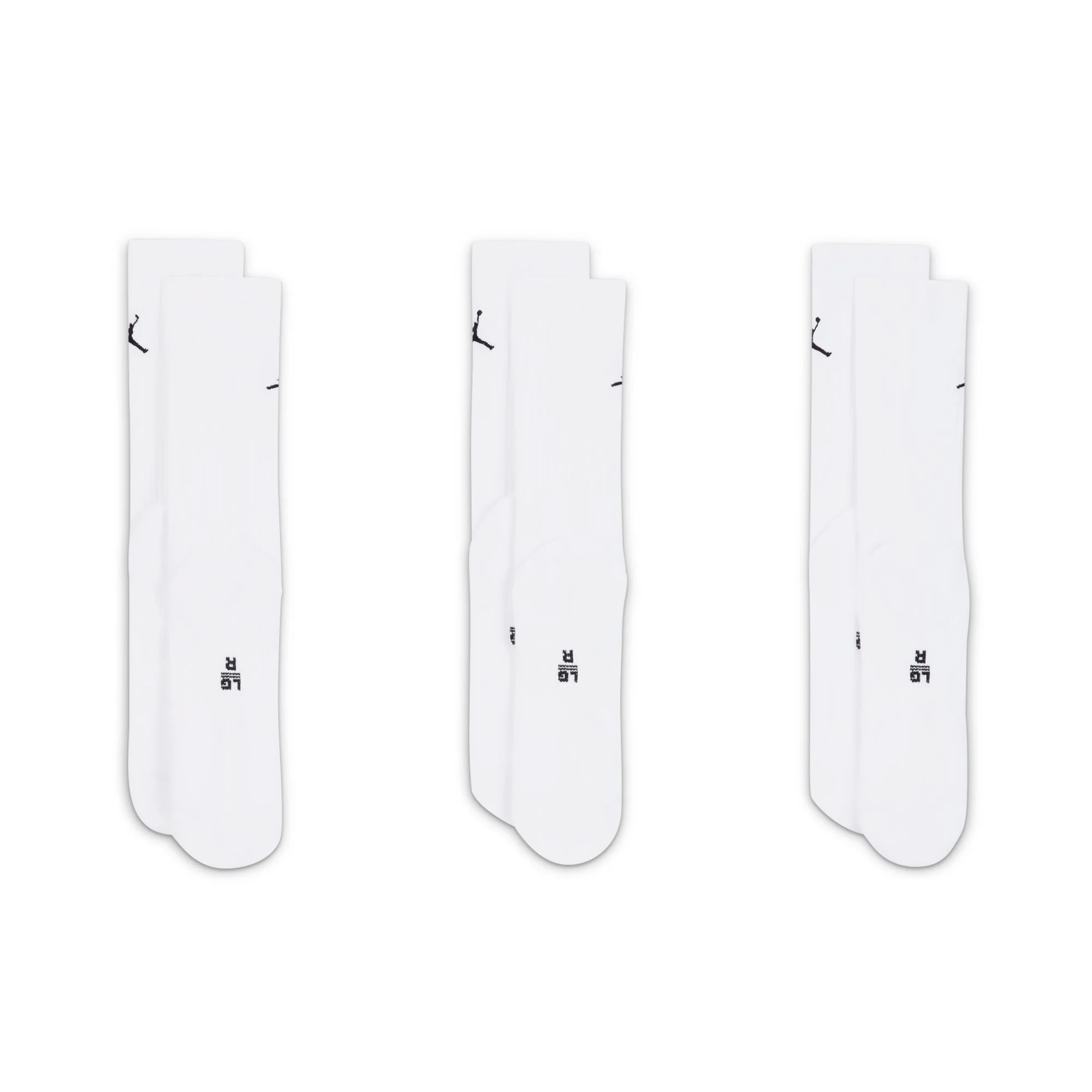 Everyday Crew Socks (Pack of 3) 'WHITE' - Image 3