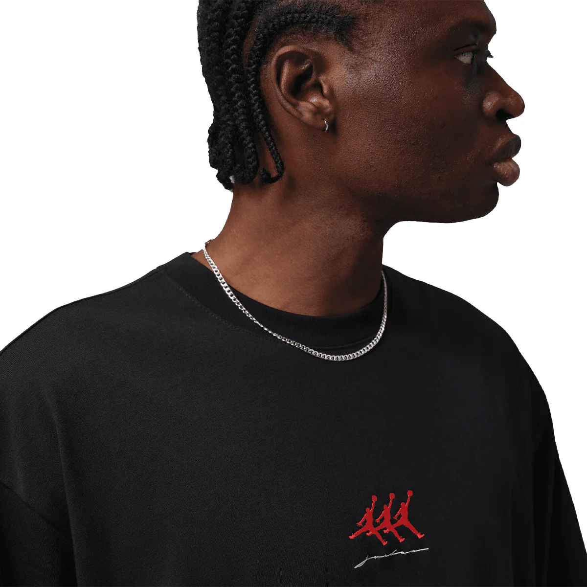 Jordan Flight Men's Oversized Graphic T-Shirt 'Black' - Image 3