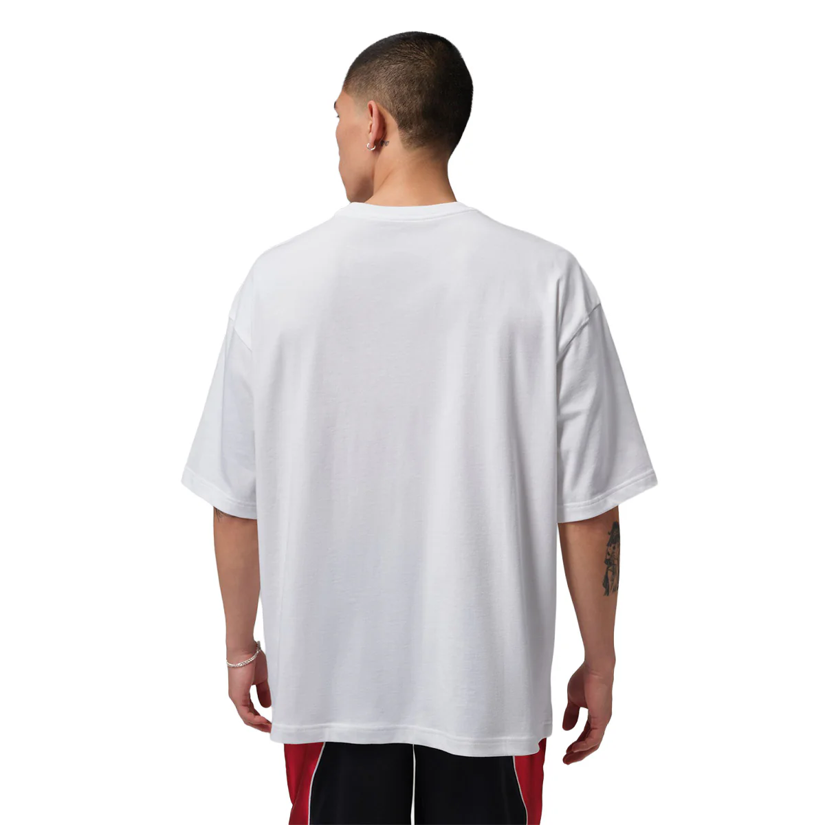 Jordan Flight Men's Oversized Graphic T-Shirt 'White' - Image 3