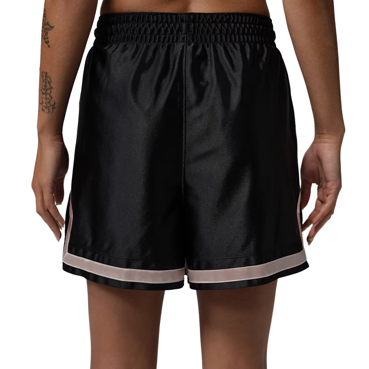 Jordan Sport Women's Dri-FIT 4" Diamond Shorts 'Black/Metallic Gold' - Image 3