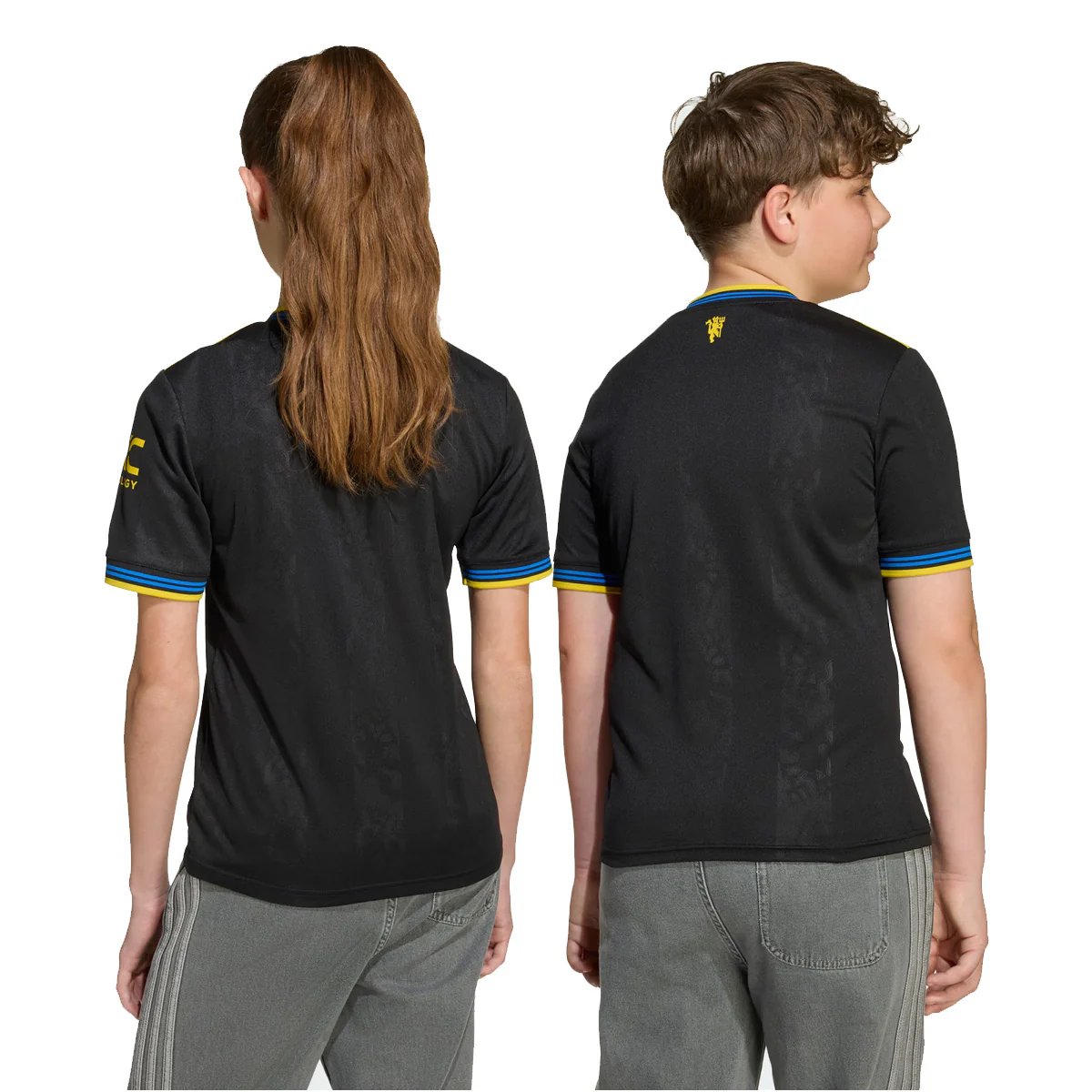 Manchester United 25/26 Third Kids Jersey 'Black' - Image 3
