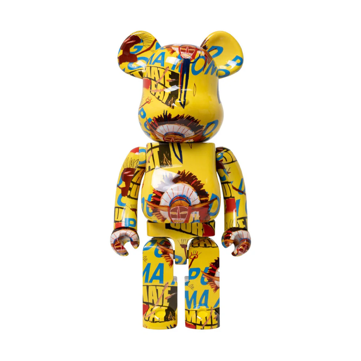 '+ Andy Warhol + Jean-Michel Basquiat Be@rbrick 1000%