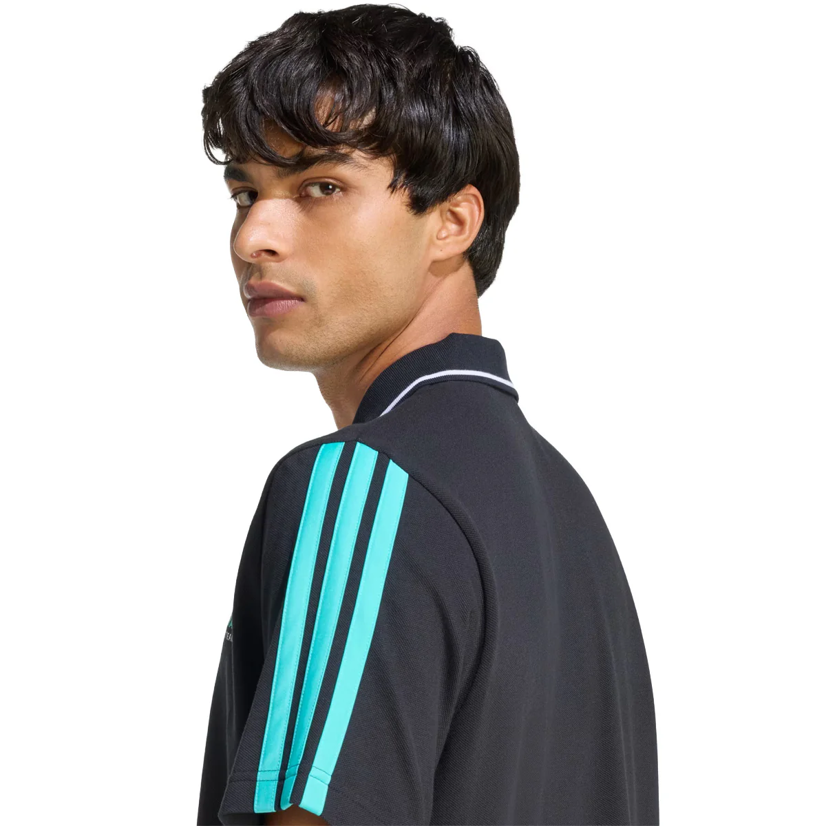 MERCEDES - AMG PETRONAS FORMULA 1 TEAM DNA POLO SHIRT 'BLACK' - Image 6