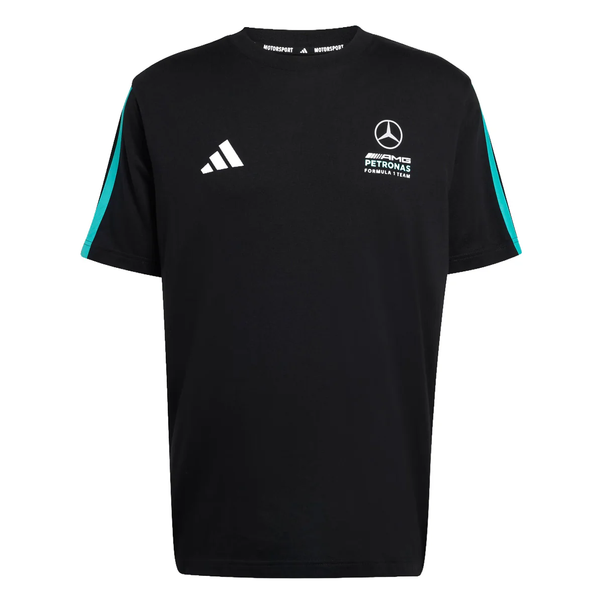 '+ MERCEDES - AMG PETRONAS FORMULA 1 TEAM DNA TEE 'Black / Semi Mint Rush'
