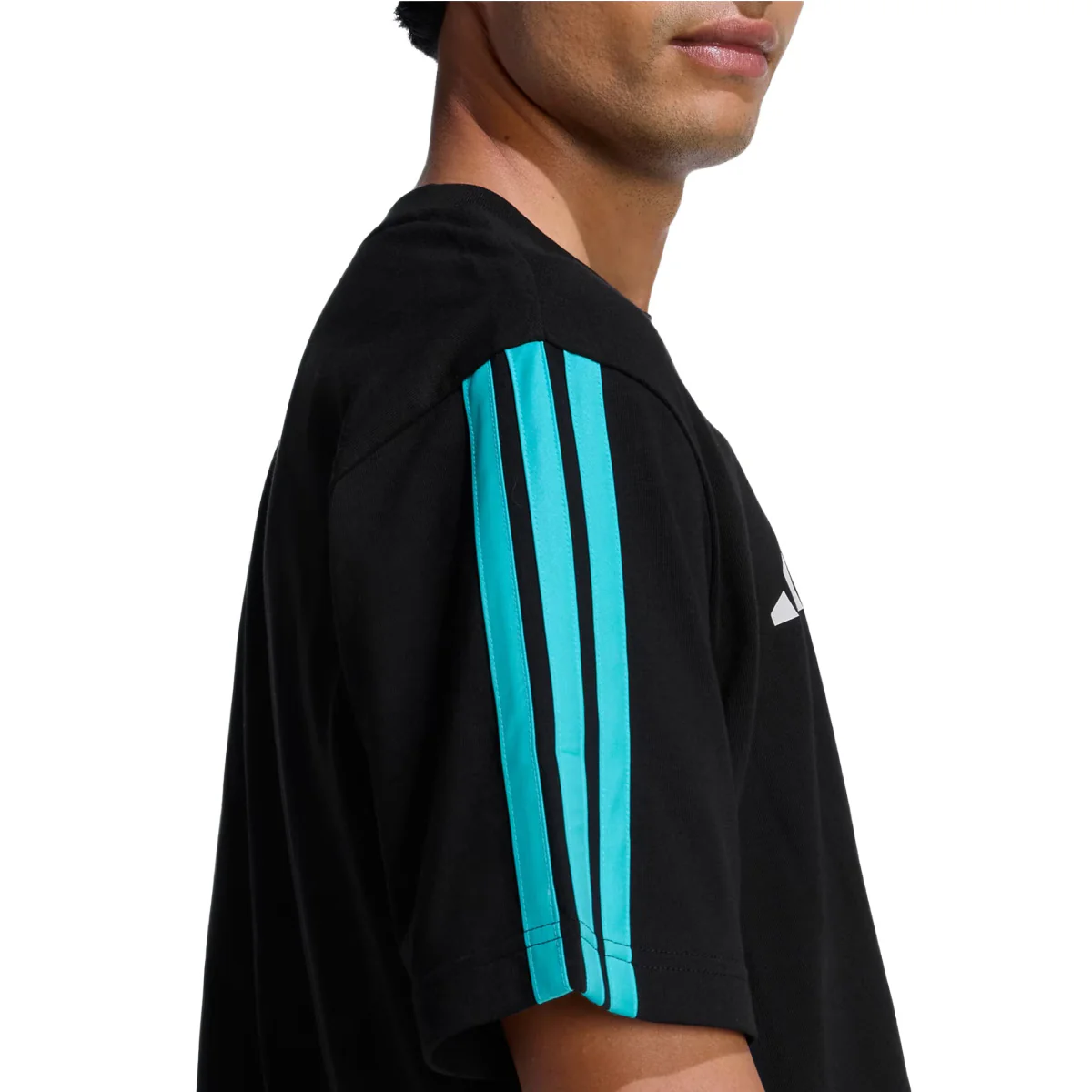'+ MERCEDES - AMG PETRONAS FORMULA 1 TEAM DNA TEE 'Black / Semi Mint Rush' - Image 5