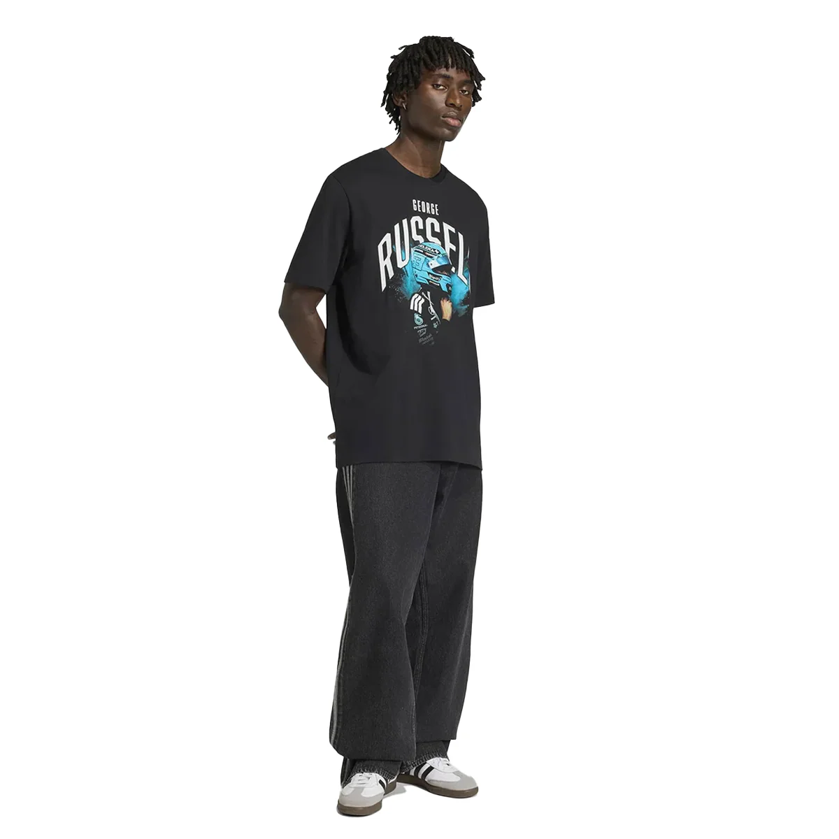 '+ MERCEDES - AMG PETRONAS FORMULA 1 TEAM GEORGE RUSSELL GRAPHIC TEE - Image 2