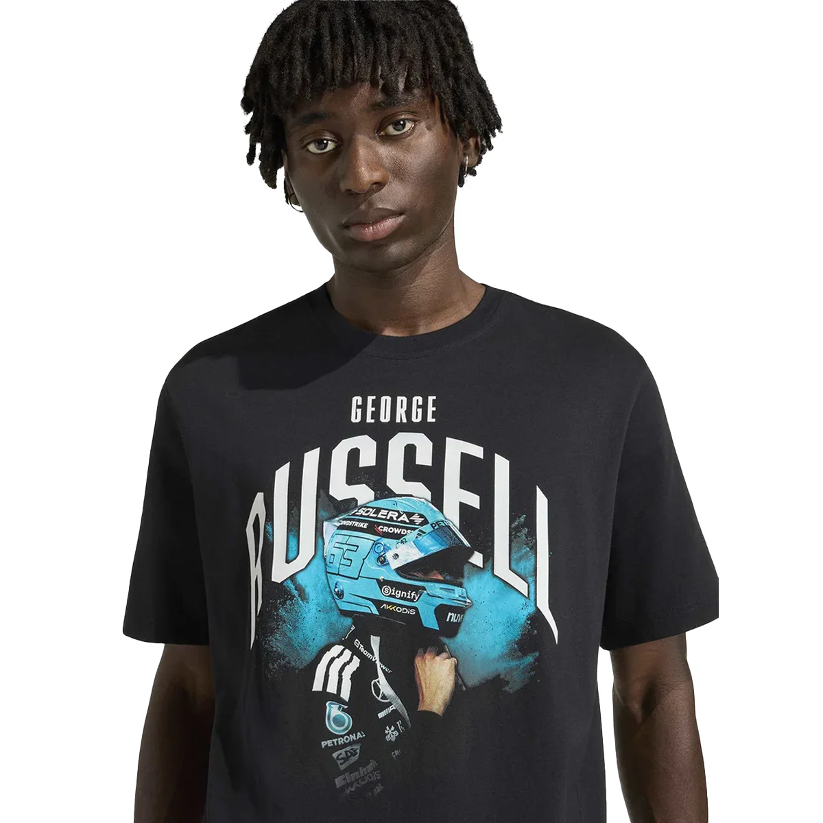 '+ MERCEDES - AMG PETRONAS FORMULA 1 TEAM GEORGE RUSSELL GRAPHIC TEE - Image 3