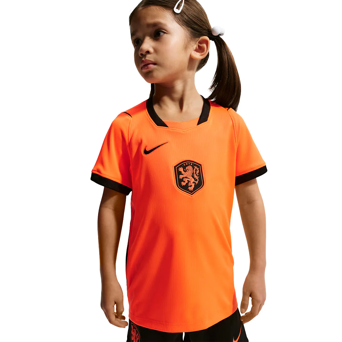 Netherlands 2026 Stadium Home Little Kids' Soccer 3-Piece Kit 'ORANGE' - Image 2