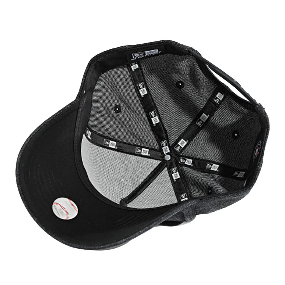 New York Yankees Denim Eframe Major League Baseball 9FORTY Cap 'Black' - Image 3