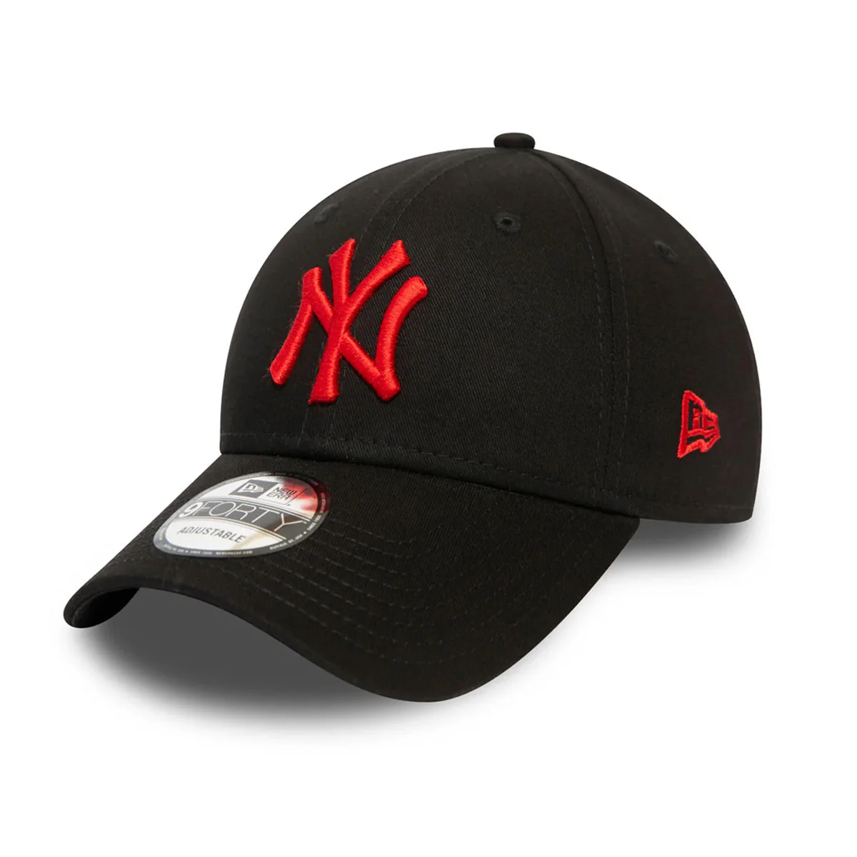 New York Yankees Essential Logo Black 9FORTY Cap - Image 2
