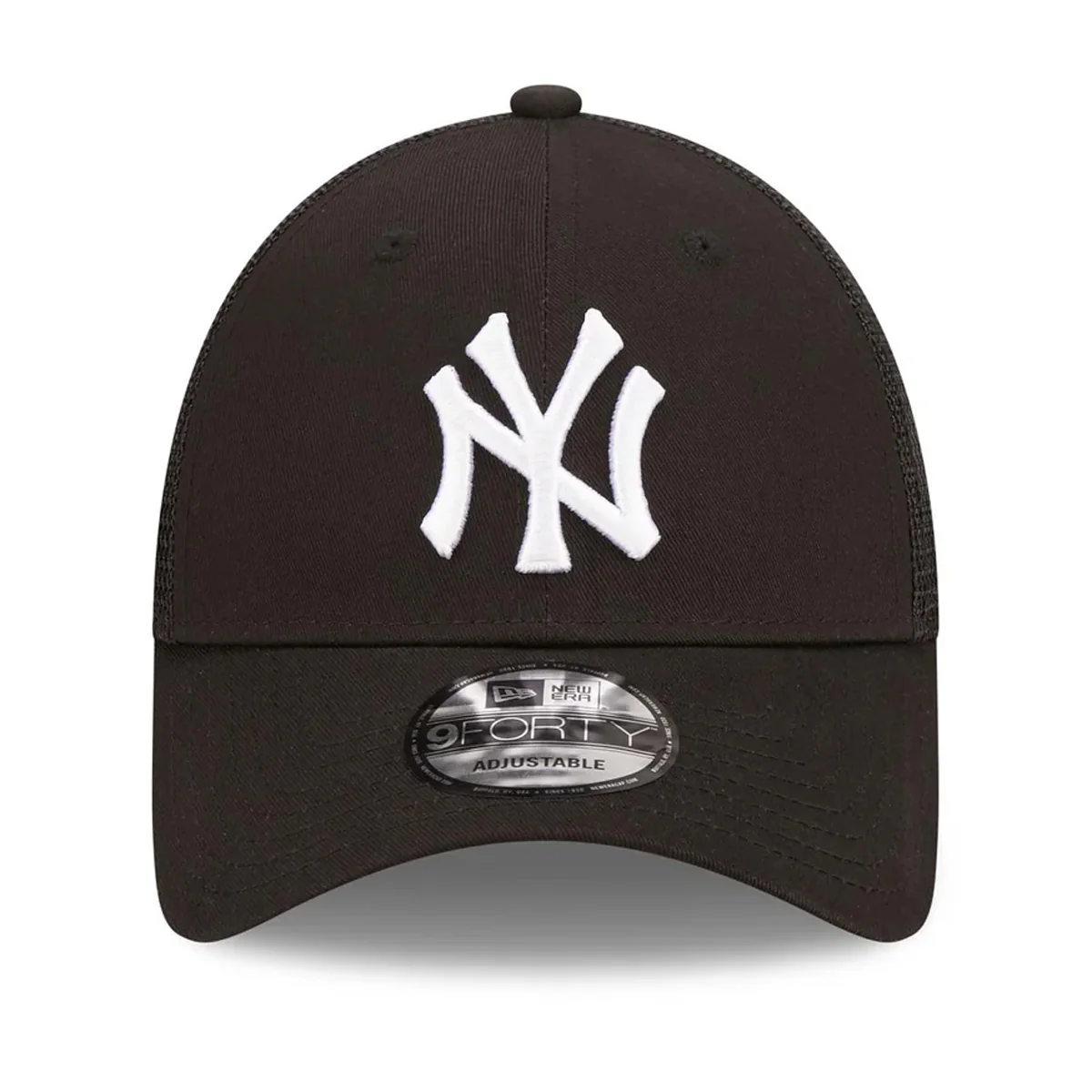 New York Yankees Home Field Black 9FORTY A-Frame Trucker Cap