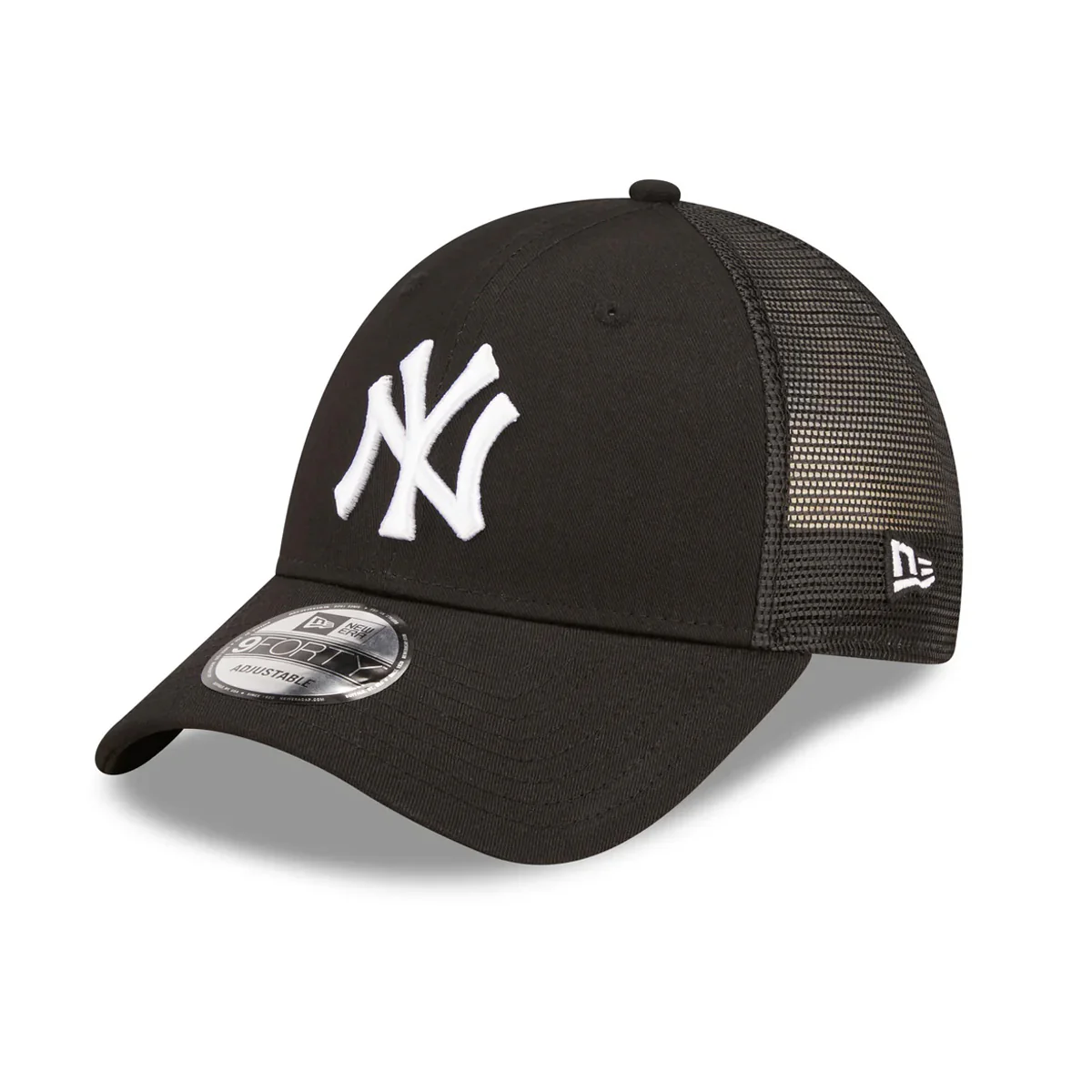 New York Yankees Home Field Black 9FORTY A-Frame Trucker Cap - Image 2