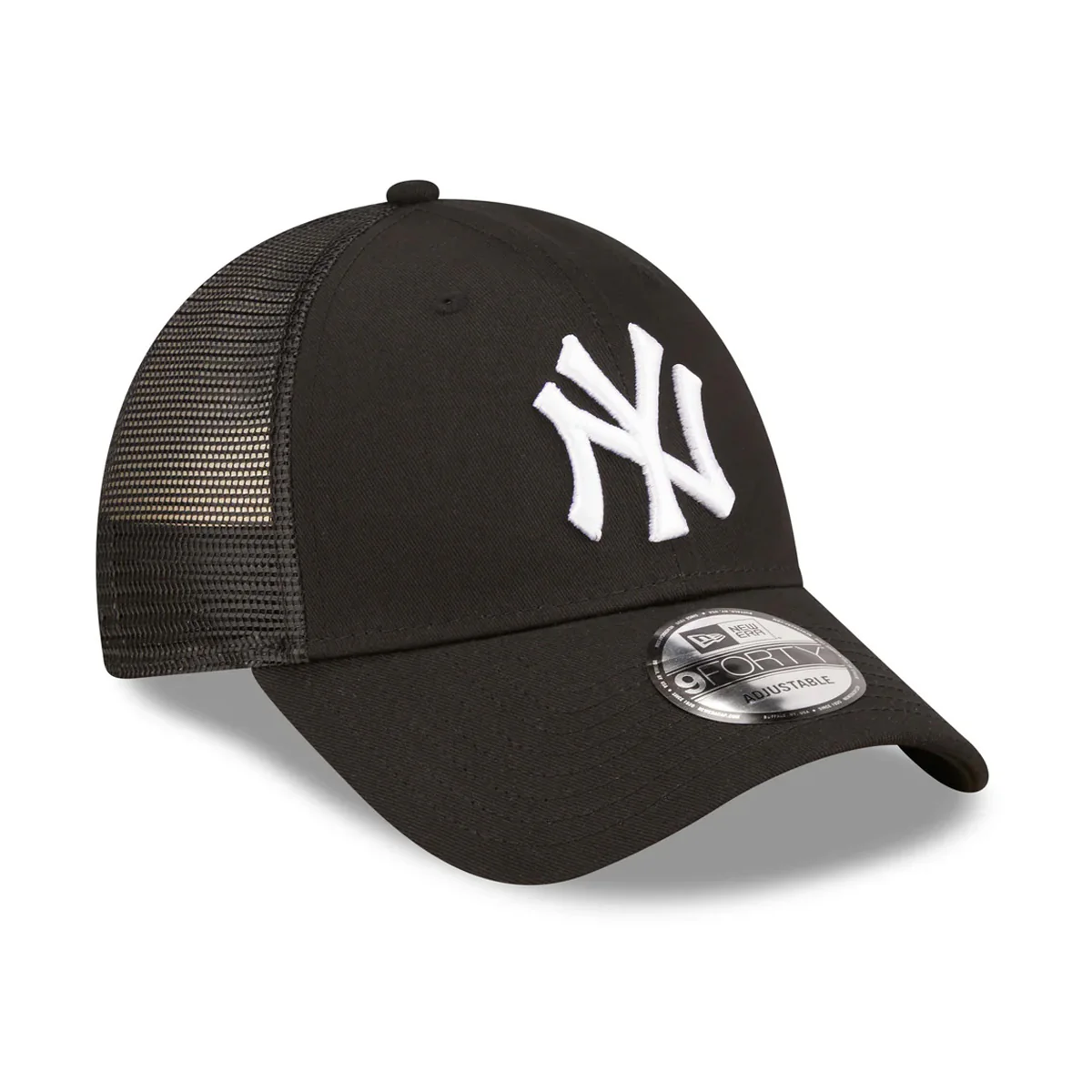 New York Yankees Home Field Black 9FORTY A-Frame Trucker Cap - Image 3
