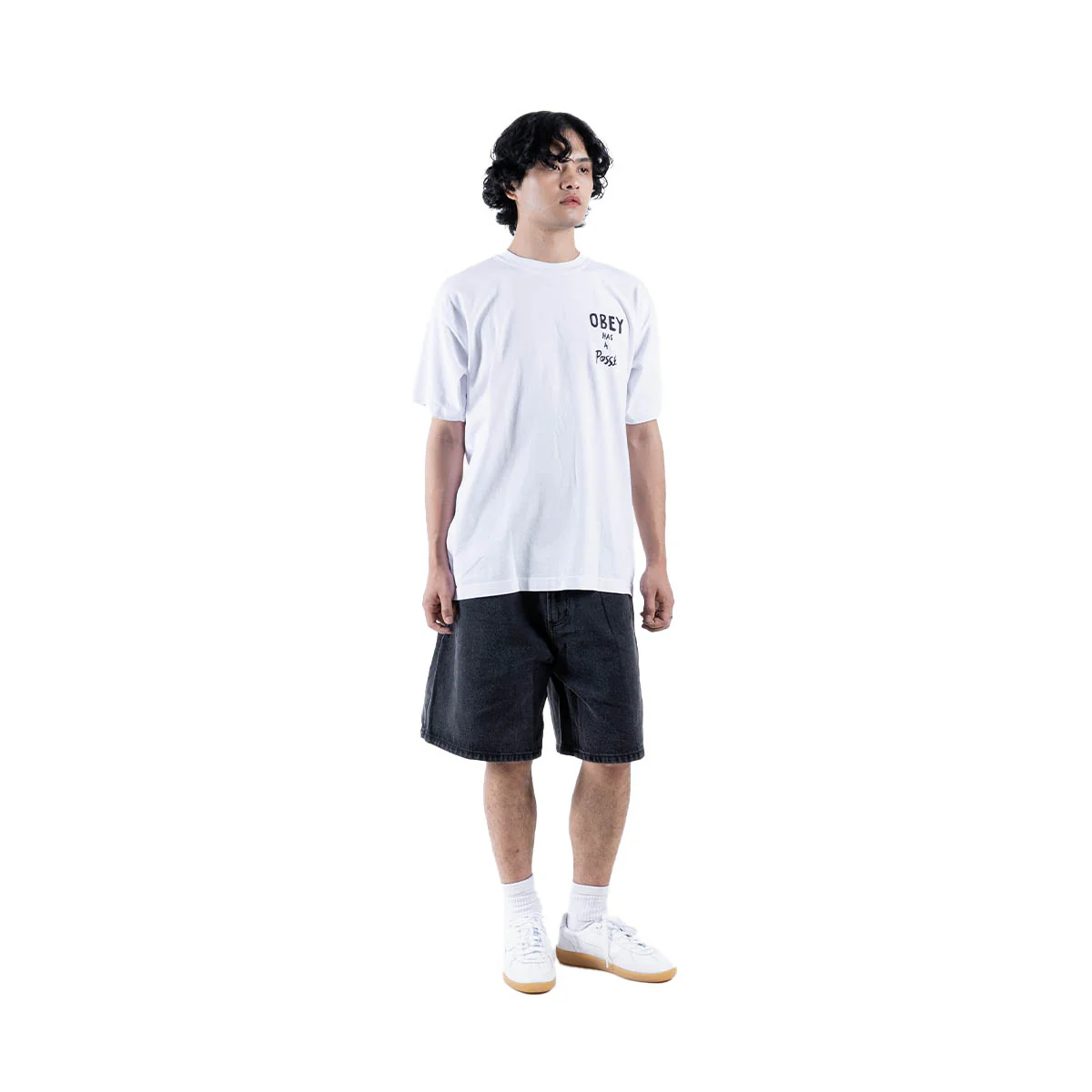 OBEY HAS A POSSE TEE 'WHITE' - Image 2