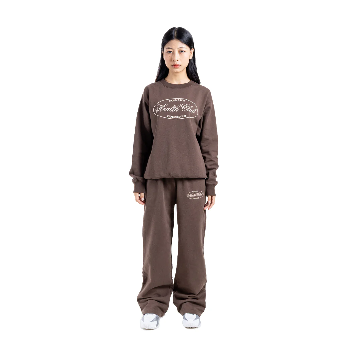 Oval Health Sweatshirt 'Chocolate' - Image 2