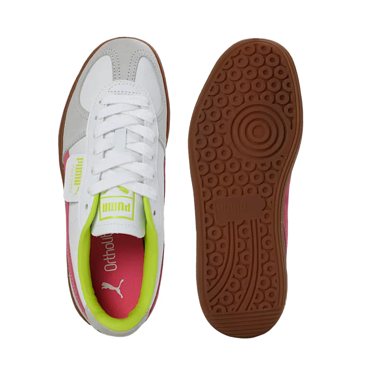 Palermo Lth Res 'White/Fluro Pink Pe' - Image 2