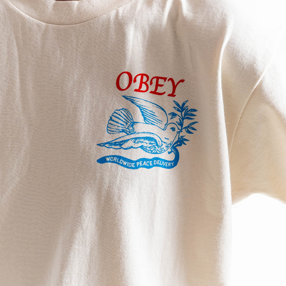 PEACE DELIVERY DOVE TEE 'CREAM' - Image 4