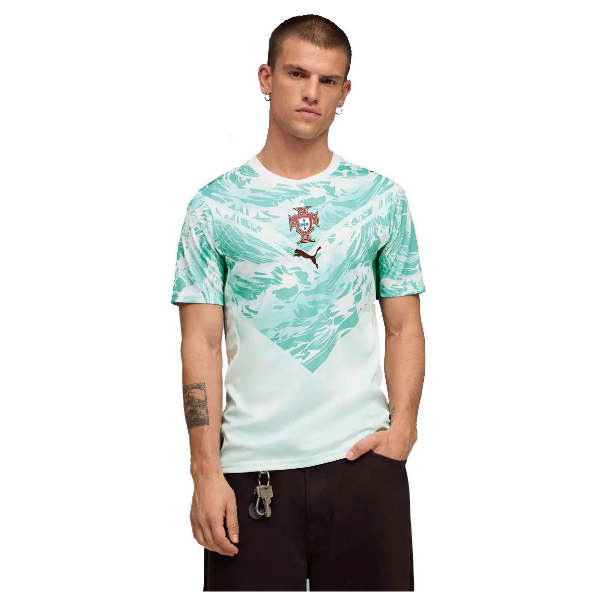 Portugal 2026 Away Jersey 'White/Green Lagoon '