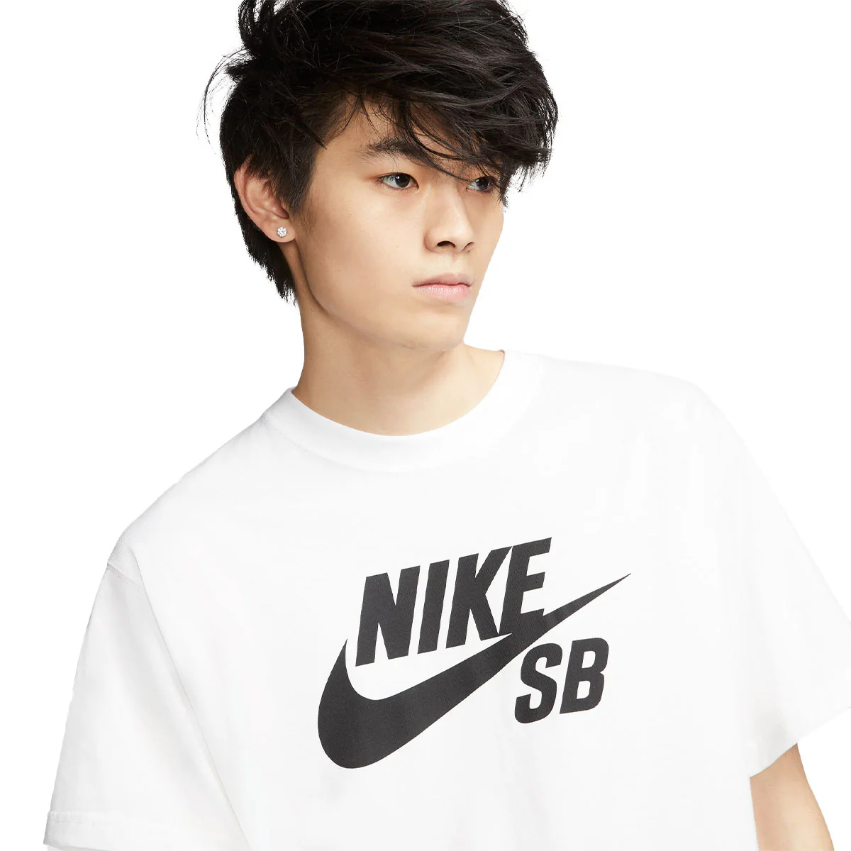 SB logo Skate T-shirt 'White/Black' - Image 2
