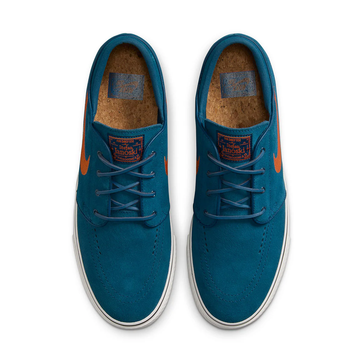SB Zoom Janoski OG+ 'Blue Force/Blue Force/Summit White/Campfire Orange' - Image 6