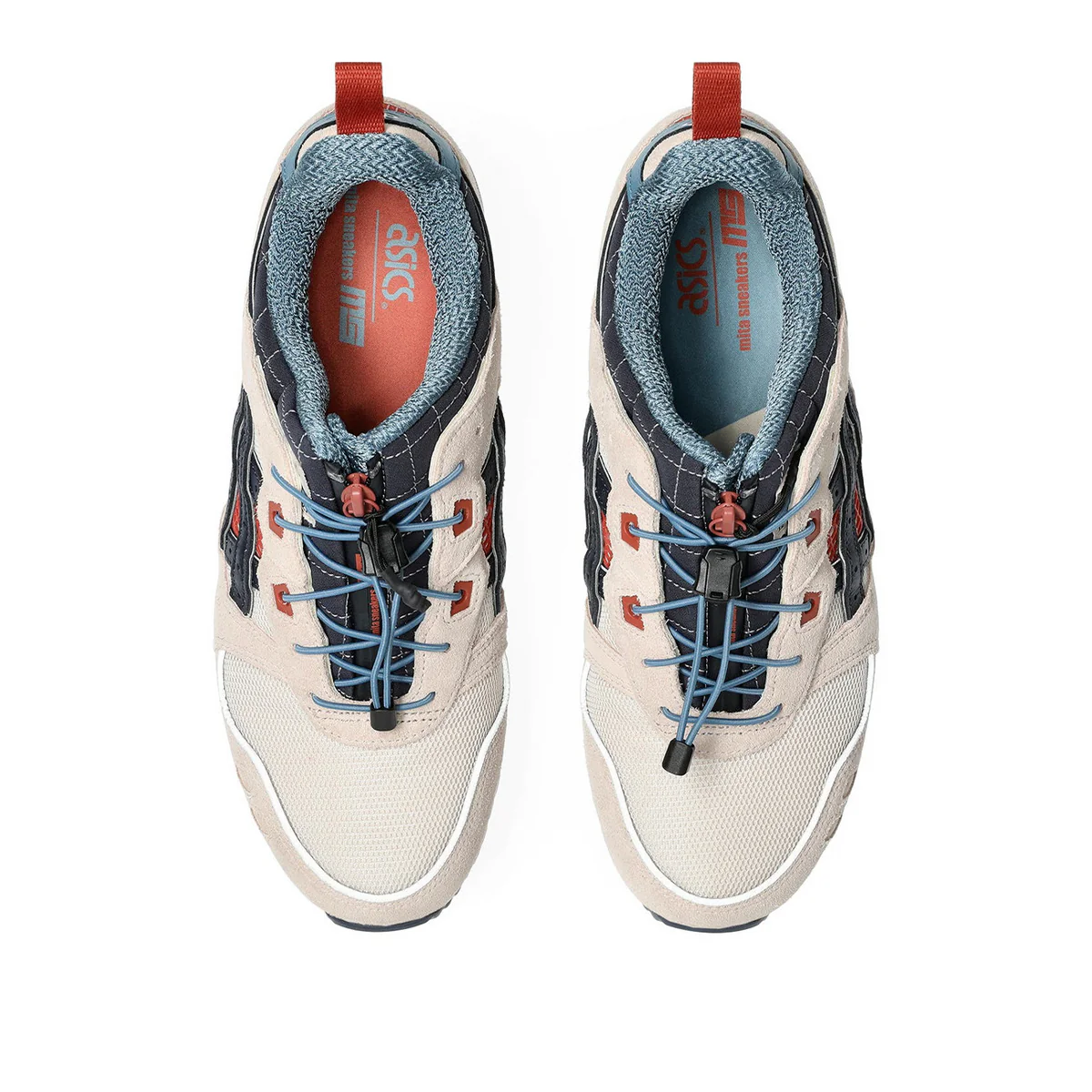 Mita Sneaker x Keboz + Asics Gel Lyte III OG 'Almond Peach/Navy' - Image 4