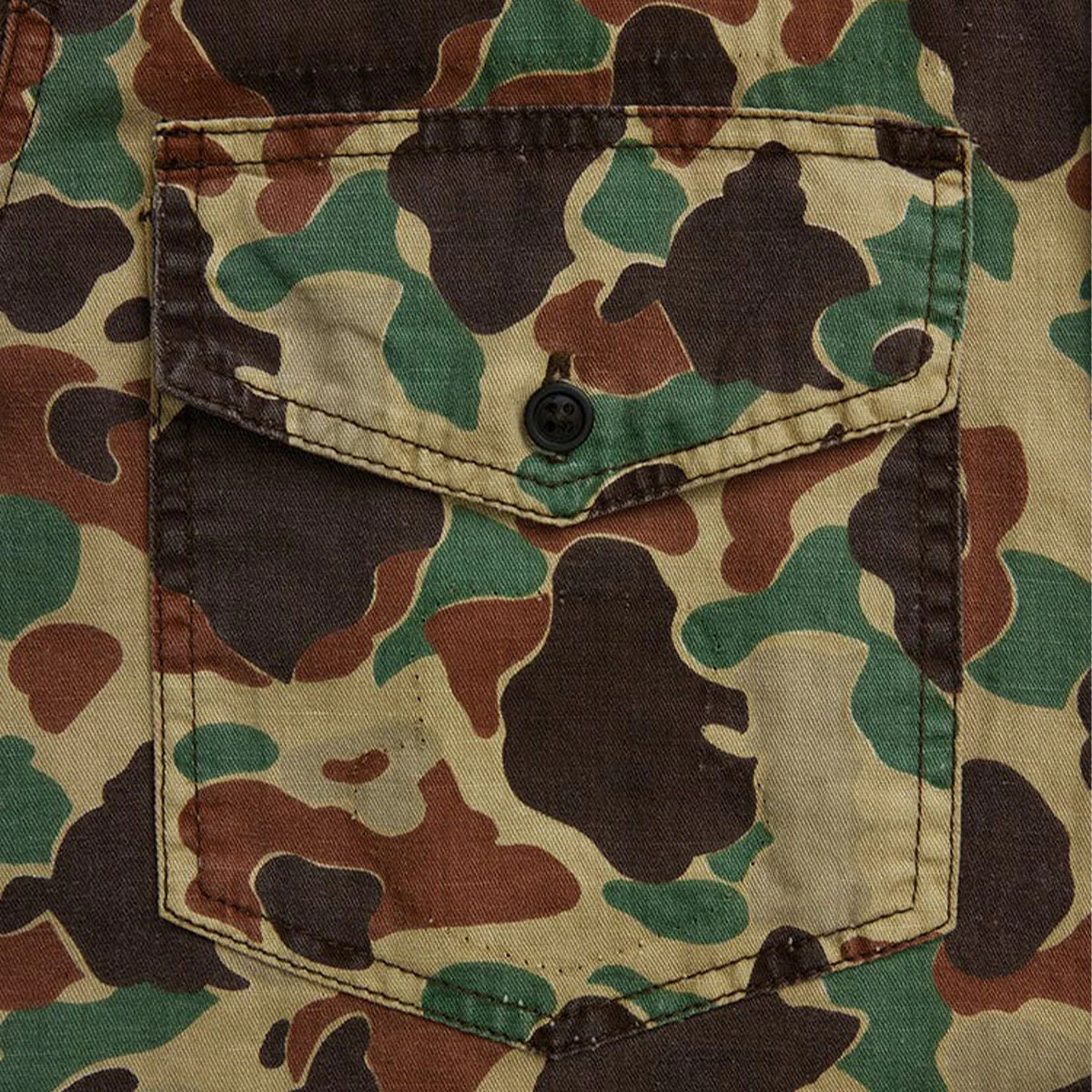Short Sleeve Washed Fatigue Shirt - Image 3