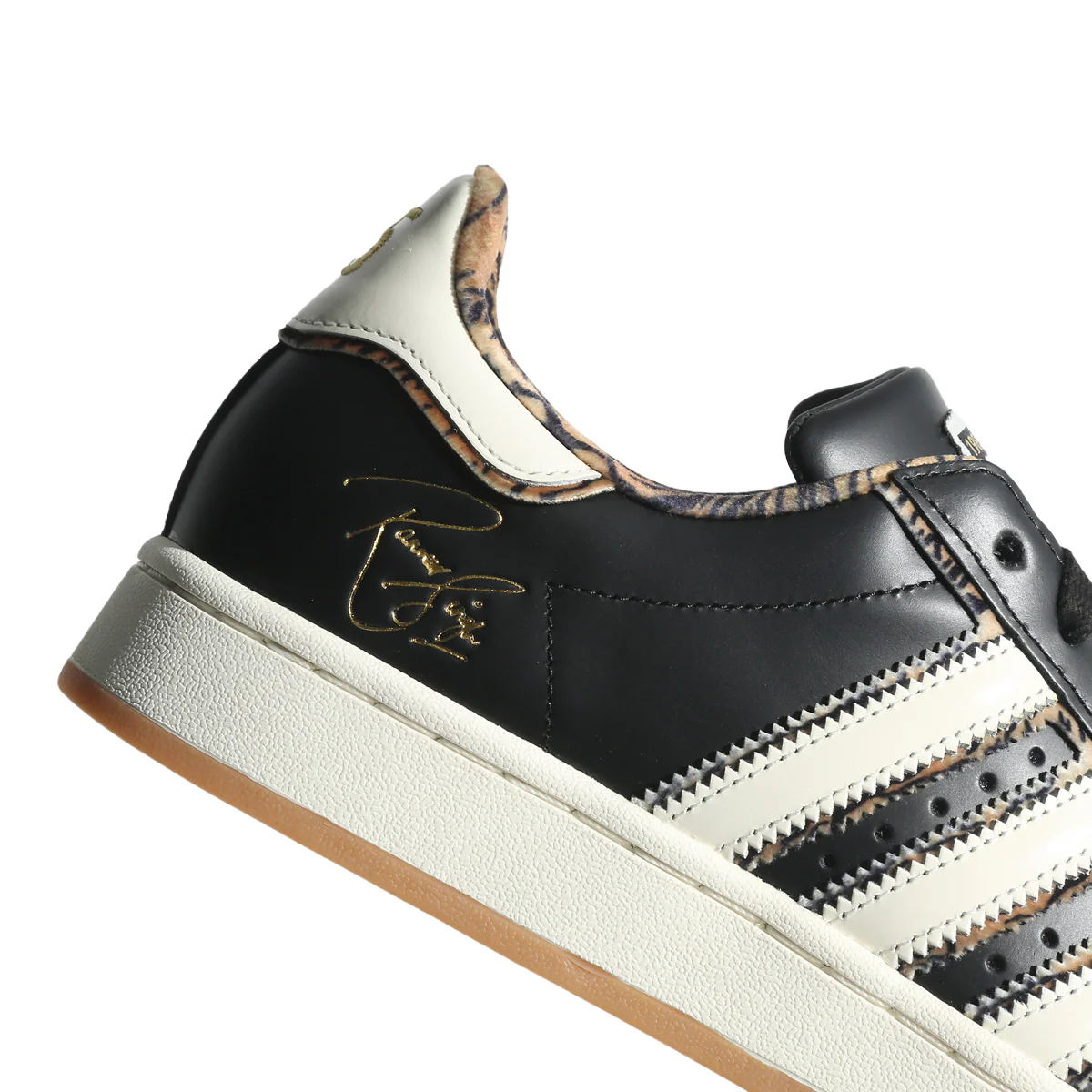 ADIDAS ORIGINALS + RANVEER SINGH SUPERSTAR 'CORE BLACK/OFF WHITE/CORE BLACK' - Image 9