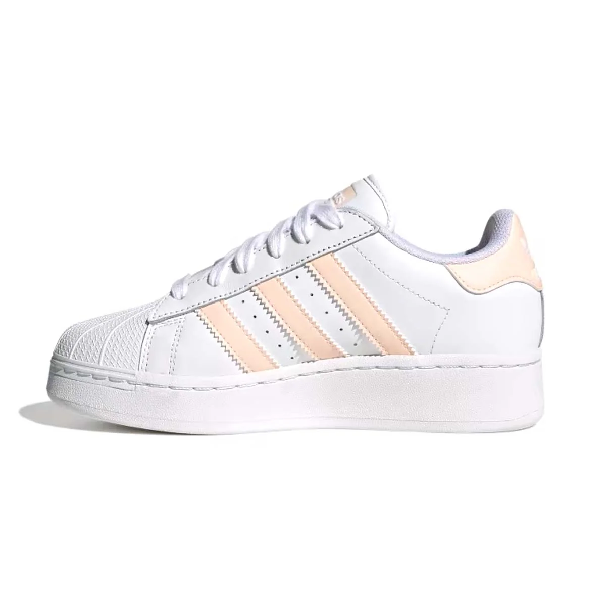 Wmns Superstar XLG 'White Bliss Orange' - Image 3