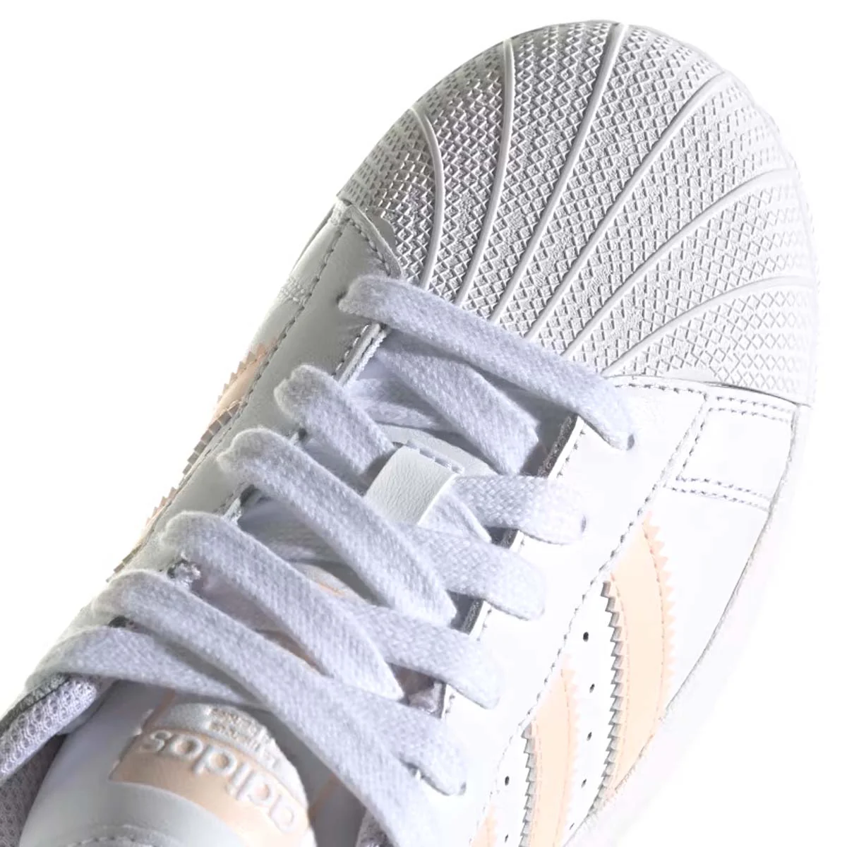 Wmns Superstar XLG 'White Bliss Orange' - Image 6