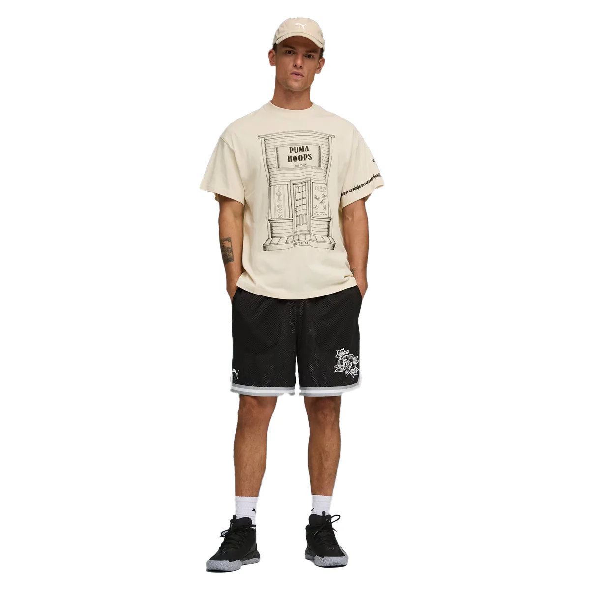 Swish N Ink Tee 'Alpine Snow' - Image 2