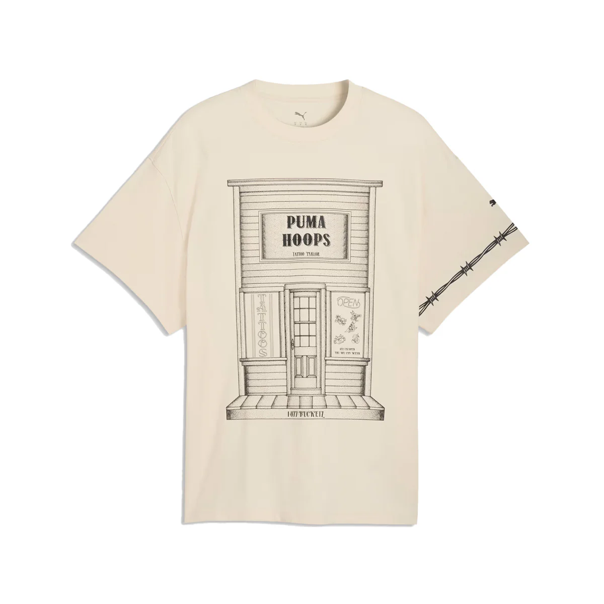 Swish N Ink Tee 'Alpine Snow' - Image 4