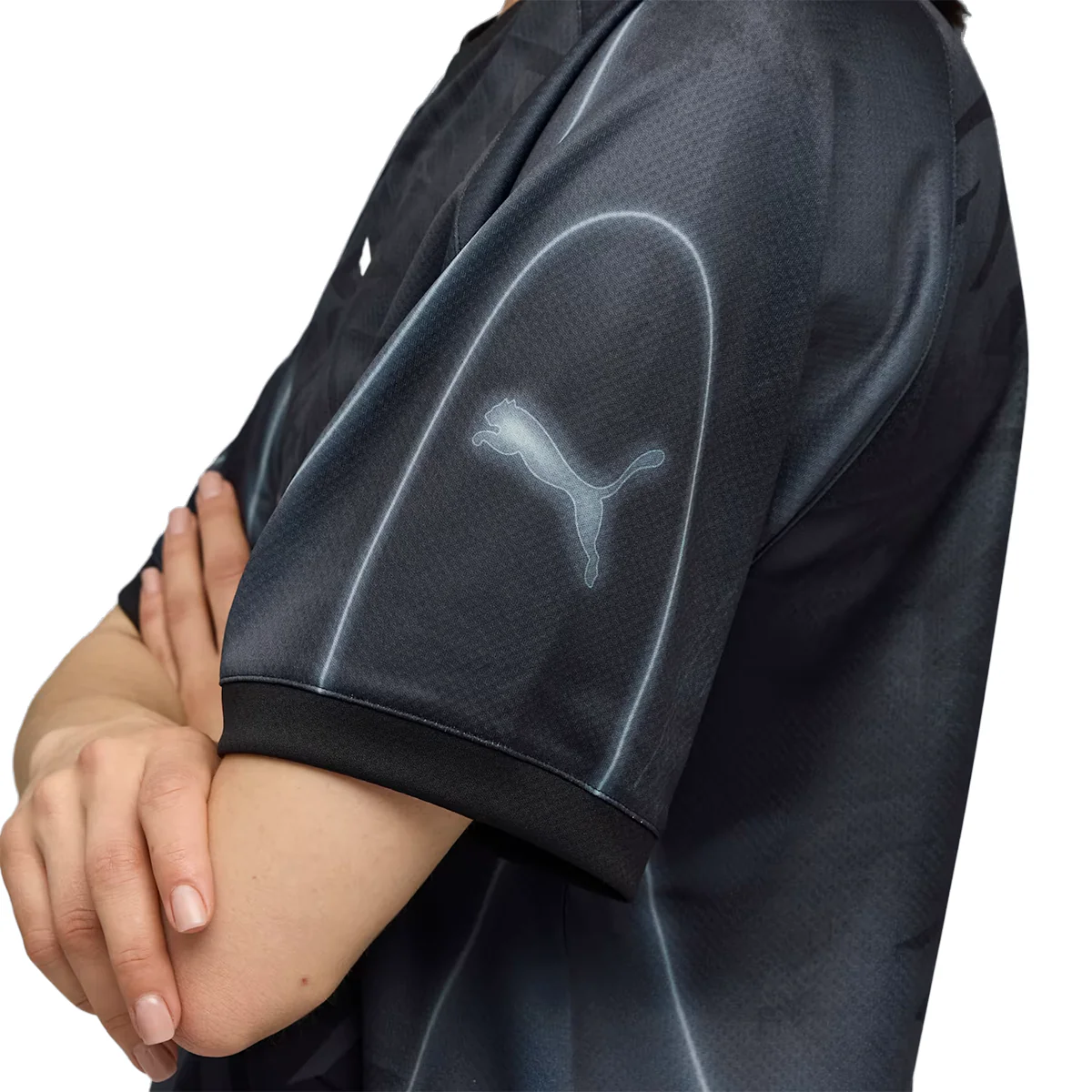 Tech-X Aop Relaxed Football Jersey'Black/AOP' - Image 5